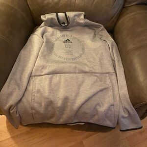 Adidas Gray Pullover Hoodie